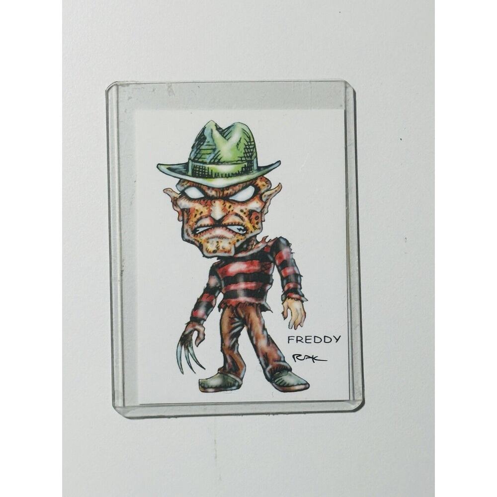 Freddy Krueger One-of-a-Kind Art Sketch Card By Robert A. Kraus RAK